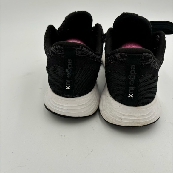 Adidas Women’s 7.5 Black Edge Lux 3 Carbon Lace Up Running Sneakers - Picture 5 of 7